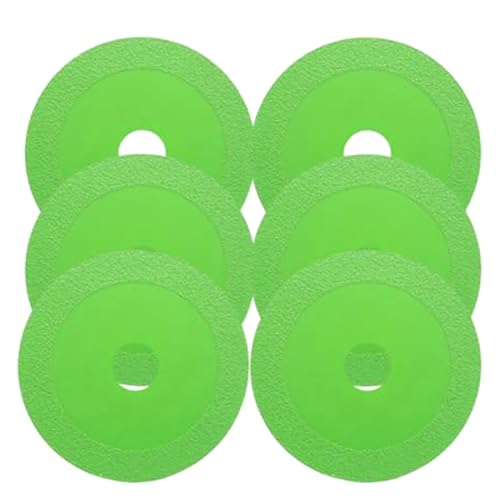 Quystetes Steinplatten-Schleifscheibe, Glas-Trennscheibe für Winkelschleifer, Fliesen, Steinplatten, Schneiden und Winkelschleifer, 100 mm, 6 Stück von Quystetes