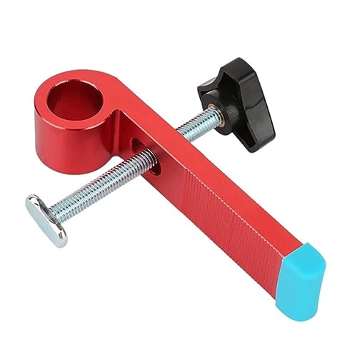 Quystetes T-förmiger Holzclip, Aluminiumlegierung, T-förmiger Holzclip, rote , Schienenbegrenzer, Tischlerei, Positionierungsbegrenzer, B Rot Quystetes T-förmiger Holzclip, Aluminiumlegierung, T-förmiger Holzclip, rote , Schienenbegrenzer, Tischlerei, Positionierungsbegrenzer, B Rot von Quystetes