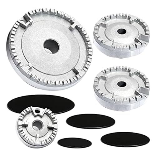Quystetes Universal-Brennerkrone, Flammenkappe, Ofen, Herd, Gas, für Flammenbrenner, Kappe, passend für alle Zwischengrößen, flach Quystetes Universal-Brennerkrone, Flammenkappe, Ofen, Herd, Gas, für Flammenbrenner, Kappe, passend für alle Zwischengrößen, flach von Quystetes