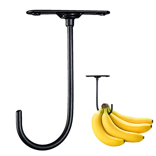 Quzente Bananenhalter Haken Unter Dem Schrank, Bananen Aufhänger Um Bananen Frisch Zu Halten Faltbares Selbstklebendes Bananen Aufbewahrungs Obstregal Für Die Küche von Quzente