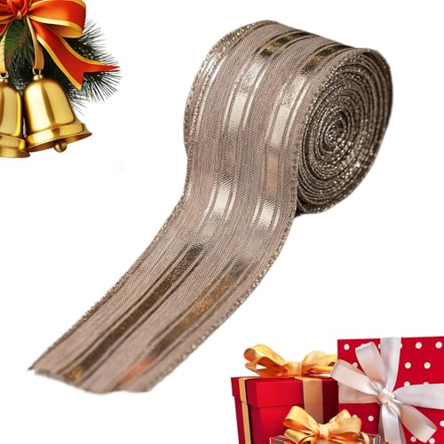 Quzente Weihnachtsband-Dekorationen, Weihnachtsbaumband zur Dekoration, Geburtstag, Hochzeit, Feier, Party, Festival, saisonale Feiertagsdekoration für Girlanden, Basteln, Blumenschleifen, kreative Quzente Weihnachtsband-Dekorationen, Weihnachtsbaumband zur Dekoration, Geburtstag, Hochzeit, Feier, Party, Festival, saisonale Feiertagsdekoration für Girlanden, Basteln, Blumenschleifen, kreative von Quzente