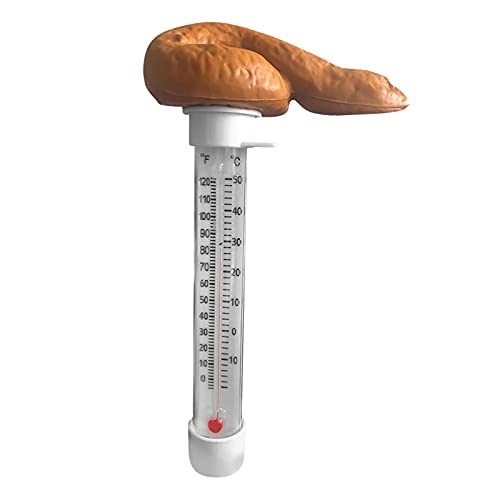 Quzente Schwimmbad Thermometer, Poolthermometer, Hochpräzises, Leicht Ablesbares, Lustiges Design, Digital, Für Außen Und Innenpools von Quzente