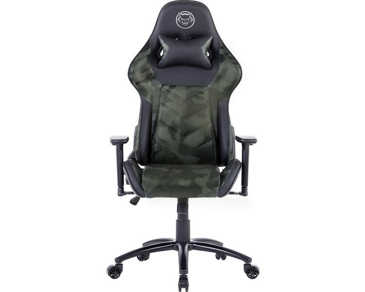 Qware Gaming Gaming-Stuhl Verstellbar mit Liegefunktion & Musterdesign von Qware Gaming