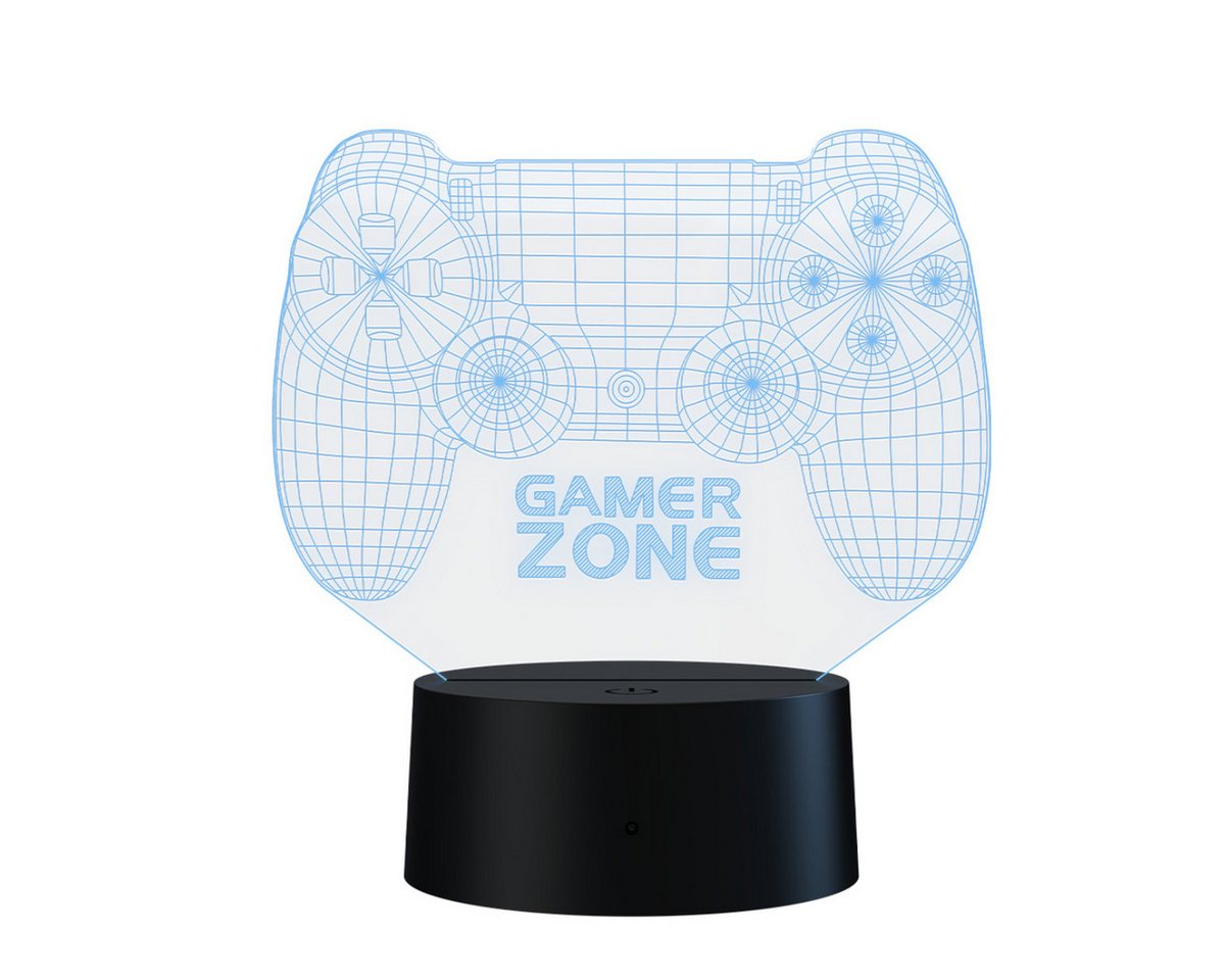 Qware Gaming LED Dekolicht 3D LED Lampe – RGB Tischlampe mit Farbwechsel und Fernbedienung Qware Gaming LED Dekolicht 3D LED Lampe – RGB Tischlampe mit Farbwechsel und Fernbedienung von Qware Gaming