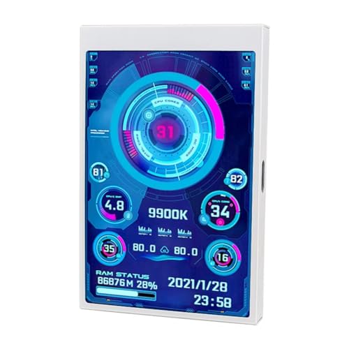 Qweradr 3,5 IPS Typ C Zweitbildschirm für Computer CPU GPU RAM HDD Display 320x480 USB LCD Monitor Frei AIDA64 Qweradr 3,5 IPS Typ C Zweitbildschirm für Computer CPU GPU RAM HDD Display 320x480 USB LCD Monitor Frei AIDA64 von Qweradr