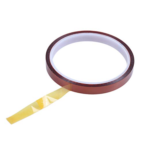 10 mm Breite Hitzebestaendiges Hochtemperaturkleber Kapton Klebeband von Qwertfeet