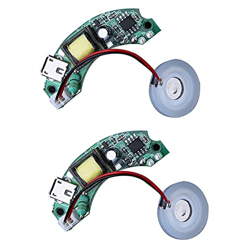 Qwertfeet 2Pcs 5V Luftbefeuchter Treiber Board Zerstäuber Bord Nebel Maker Zerstäubung Scheiben Stabile Ultra Feine Niedrige Leistung Große Spray Schaltung Zubehör von Qwertfeet