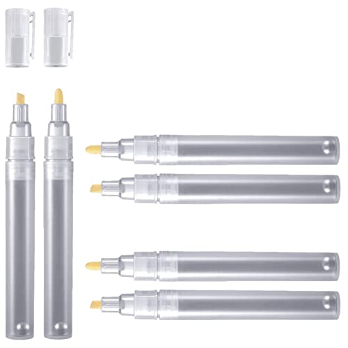 Qwertfeet 6 Leere, BefüLlbare -Farbstift-Marker, NachfüLlbarer Farbstift, Feine Spitze, Graffiti-Marker, Acryl-Marker für ÖLmalerei von Qwertfeet