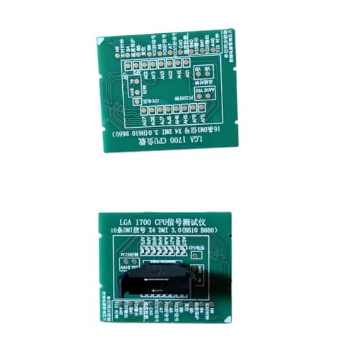 Qwertfeet Desktop LGA1700 CPU-Sockeltester Diagnoseanalysator Dummy Load Fake Load mit LED-Anzeige für Motherboard-Reparatur von Qwertfeet