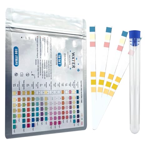 100 Stück 9 in 1 Aquarium Teststreifen Trinkwasser Testband Haushalte und Teiche zum Testen von Eisen Kupfer Nitrat Nitrit Chlor Gesamthärte Gesamtalkalität Karbonat pH für 100 Stück 9 in 1 Aquarium Teststreifen Trinkwasser Testband Haushalte und Teiche zum Testen von Eisen Kupfer Nitrat Nitrit Chlor Gesamthärte Gesamtalkalität Karbonat pH für von Qwrqwr