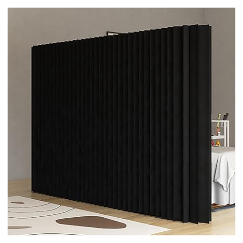 Klappbarer Raumteiler, Faltbarer Raumteiler, Tragbare Multifunktionale Trennwand, Flexibel Sichtschutz Trennwand, Ideal Für Büro, Wohnzimmer(H2xW0.36xL2m) von Qxgylz