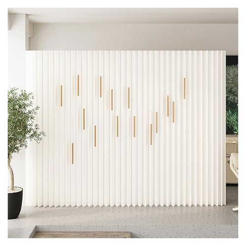 Papier-Raumteiler, Klappbarer Raumteiler, Tragbare Faltbare Papier-Raumtrennwand, Sichtschutz Für Zuhause, Büro Und Schaufenster, Vitrine(L2xH1.8xW0.43m) von Qxgylz
