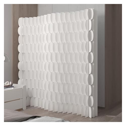 Papier-Raumteiler, Trennwand Aus Papier, Raumteiler Aus Papier Für Den Innenbereich, Faltbarer Raumteiler Flexibel Sichtschutz Trennwand, Für Büro, Wohnzimmer(H1.8xW0.43xL4m) von Qxgylz