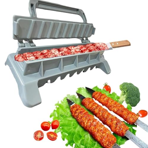 Kebab Maker Machine Reusable Kebab Press Maker Mold Manual Donner Kebabs Machine Plastic Barbecue Spieß Kabob Makers Portable Easy Kabob Makers Grill Tool for Party Picnic Outdoor Camping Cooking Kebab Maker Machine Reusable Kebab Press Maker Mold Manual Donner Kebabs Machine Plastic Barbecue Spieß Kabob Makers Portable Easy Kabob Makers Grill Tool for Party Picnic Outdoor Camping Cooking von Qxiao