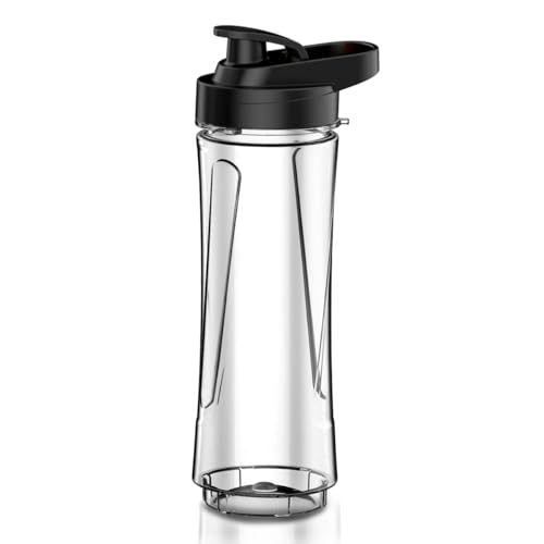 Smoothie Flaschen, Mixer Smoothie Maker Trinkflasche/Tritan flasche/Wasserflasche 600ml BPA-frei für Sport Mini Mixer Shake Smoothie Maker von Qxmcov