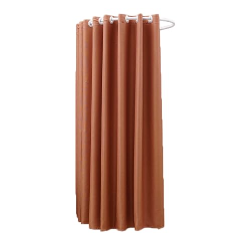 Prüfraum U-förmige Umkleidekabine mit Stange, Bekleidungsgeschäft tragbare temporäre Mobile Umkleidekabine geeignet Compatible with Einkaufszentren Umkleidezimmer(Light Brown) von Qxmiguel
