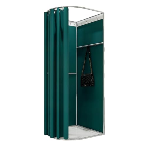 Prüfraum Umkleidekabine Compatible with Bekleidungsgeschäfte tragbare Umkleidekabine geeignet with die Garderobe von Büro- und Schlafsälen Umkleidezimmer(Groen,80x90x200cm) von Qxmiguel