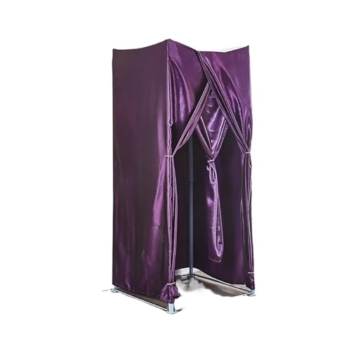 Qxmiguel Prüfraum Einfache zusammenklappbare Umkleidekabine Ankleidezimmer Compatible with den Boden eines Bekleidungsgeschäfts Sichtschutz einfach zu montieren Umkleidezimmer(Purple,0.8 * 0.8 * 2m) Qxmiguel Prüfraum Einfache zusammenklappbare Umkleidekabine Ankleidezimmer Compatible with den Boden eines Bekleidungsgeschäfts Sichtschutz einfach zu montieren Umkleidezimmer(Purple,0.8 * 0.8 * 2m) von Qxmiguel