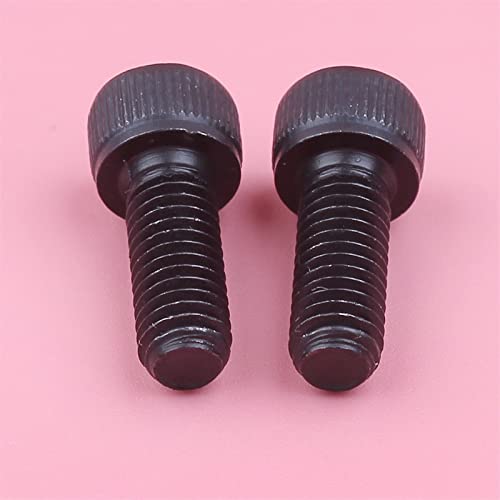 Qxryzp 2 Stück Auspuffschrauben for Husqvarna 357 357XP 359 359EPA 445 445E 450E 455E 460 3120 Kettensägen-Ersatzteil Kettensägen-Schalldämpfer-Kit von Qxryzp