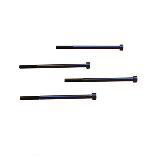Qxryzp 4-teiliges Set Schalldämpfer-Auspuffbolzen for Husqvarna 340 345 346 XP 350 351 353 Gartenkettensägenteile 503 20 45 87 Kettensägen-Schalldämpfer-Kit von Qxryzp
