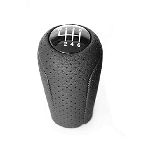Qxryzp 5/6-Gang-Schaltknauf, for Mazda, 3 BK BL 5 CR CW 6 II GH CX-7 ER MX-5 NC III MT Leder-Schalthebelarm-Stick Headball Schaltknauf von Qxryzp
