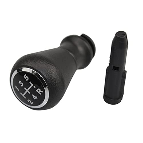 Qxryzp 5-Gang-Auto-Handschaltknauf-Hülsen-Adapterhebel, for Peugeot, 106 206 306 406 207 307 407, for Citroen, C4 Schaltknauf(BLACK A+b) von Qxryzp