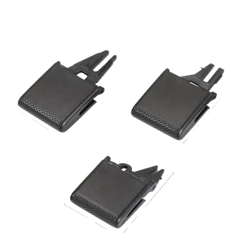 Qxryzp Ar Reparatursatz for Lüftungsauslasslasche for vorne und hinten, Lüftungsauslasspaddelclip for Klimaanlage, for Porsche, for MACAN, 2018-2023 Lüftungsclip(Model F) von Qxryzp