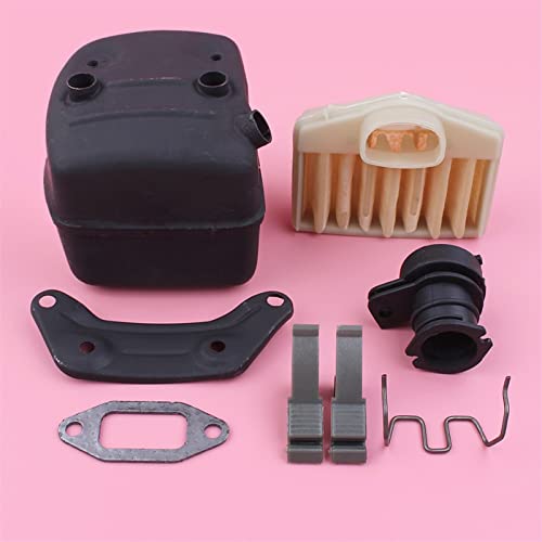 Qxryzp Auspuff Schalldämpfer Halterung Dichtung Luftfilter Einlass, for Husqvarna, 362 365 371 372 Kettensäge Ersatz Teil Kettensägen-Schalldämpfer-Kit Qxryzp Auspuff Schalldämpfer Halterung Dichtung Luftfilter Einlass, for Husqvarna, 362 365 371 372 Kettensäge Ersatz Teil Kettensägen-Schalldämpfer-Kit von Qxryzp