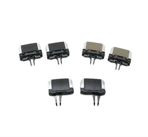 Qxryzp Auto-Front-Klimaanlagenauslass A/C-Klimaanlagen-Entlüftungslaschenclip, for Toyota, for Land Cruiser, Prado LC120 2003-2009 Reparatursatz Lüftungsclip(Middl L and R) von Qxryzp