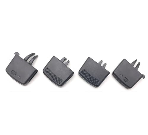 Qxryzp Auto-Klimaanlagen-Entlüftungsgitter, Ersatzlaschenclip, Reparatursatz for Auto-Klimaanlagenauslässe, for Hyundai, VERNA SOLARIS 2010-2016 Lüftungsclip(Set of 4) von Qxryzp