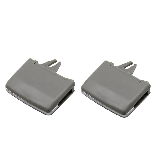 Qxryzp Auto-Klimaanlagen-Entlüftungsgitter for die B-Säule, for W166 W292 M ML GL GLE GLS 2012-2015 Lüftungsclip(Rear Gray 2pcs) von Qxryzp