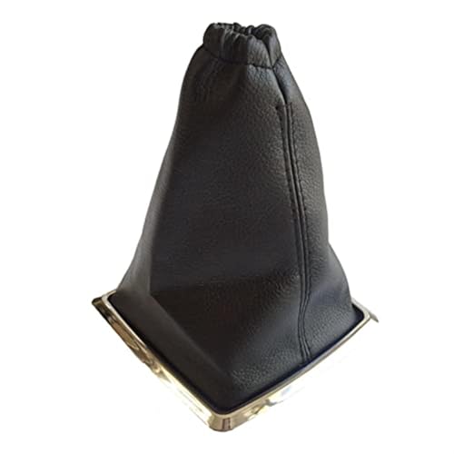 Qxryzp Auto-Schalthebelmanschette, PU-Leder, Staubschutz, Ersatz for Focus, 2005 2006 2007 2008 2009 2010 2011 2012 Schaltknauf(BLACK A) von Qxryzp