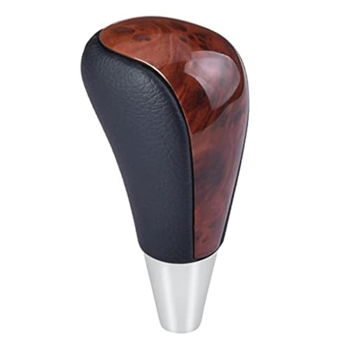 Qxryzp Automatikgetriebe-Schaltknauf, Schalthebel-Stick-Knopfkopf, for Toyota, for Corolla, for Ralink for Vios Schaltknauf(BLACK Black) von Qxryzp