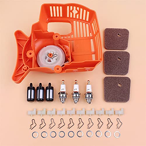 Qxryzp Rückstoßstarter Sperrklinke Luftfiltersatz Rasentrimmer Ersatzteile, for STIHL, FS55 FS38 FS45 FS46 FC55 HL45 KM55 41401904009 41401200619 Qxryzp Rückstoßstarter Sperrklinke Luftfiltersatz Rasentrimmer Ersatzteile, for STIHL, FS55 FS38 FS45 FS46 FC55 HL45 KM55 41401904009 41401200619 von Qxryzp