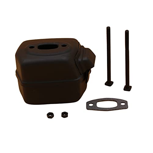 Qxryzp Schalldämpfer-Auspuffbolzen-Schraubendichtungssatz, for Husqvarna, 50 51 55 55, for Rancher, Gartenkettensägen-Ersatzteile Kettensägen-Schalldämpfer-Kit von Qxryzp