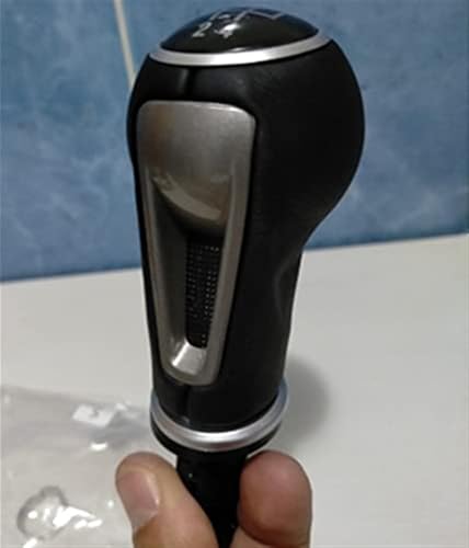 Qxryzp Schaltknauf, Gamasche, Kofferraumabdeckung, Gehäusehebel, Stick, for Sitz, for Leon II for Toledo III for Altea XL 2005–2009 2010 2011 2012 Schaltknauf(BLACK 5 Speed Gear) von Qxryzp