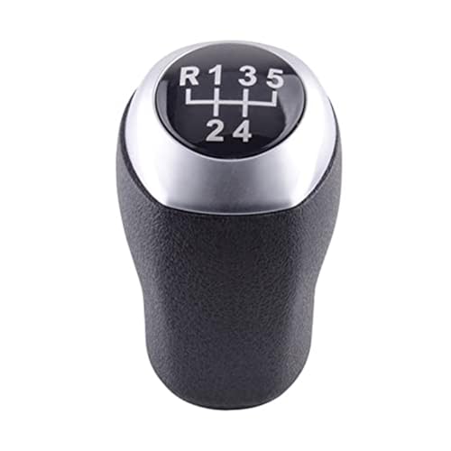 Qxryzp Schaltknauf 5 6 Gang manueller Schalthebel Schaltkopf, for Hyundai, für, for Elantra, GT for Accent for Solaris, for Avante for MD I30 MT Schaltknauf(BLACK 5 Speed) von Qxryzp