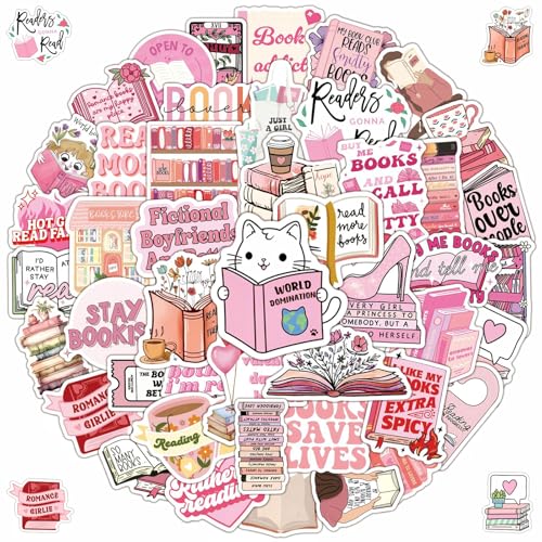 2 X 50 Stück Rosa Lesen Aufkleber, Bookish Sticker Set, Rosa Aufkleber, rosa graffiti aufkleber, für Wasserflaschen für Wasserflaschen, Scrapbook, Laptop, Für Erwachsene Und Jugendliche 2 X 50 Stück Rosa Lesen Aufkleber, Bookish Sticker Set, Rosa Aufkleber, rosa graffiti aufkleber, für Wasserflaschen für Wasserflaschen, Scrapbook, Laptop, Für Erwachsene Und Jugendliche von Qxwuyazbryl