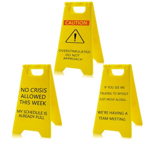 Lustiges Warnschild für den Schreibtisch, Aufschrift "Do Not Overstimulated", Mini-Streich, humorvolle Geschenke für Kollegen, Chef, Freunde, Männer, Frauen, Team-Meeting, Bürodekoration Lustiges Warnschild für den Schreibtisch, Aufschrift "Do Not Overstimulated", Mini-Streich, humorvolle Geschenke für Kollegen, Chef, Freunde, Männer, Frauen, Team-Meeting, Bürodekoration von Qylazune