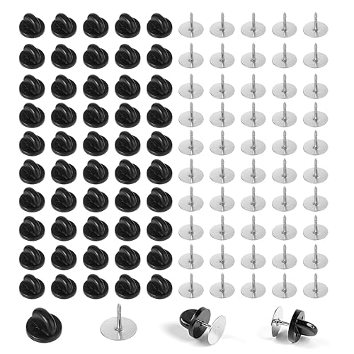 Gummi Pin Verschlüsse 50 Sets Anstecker Verschluss Runde Ersatz Anstecknadel Uniform Abzeichen für Schmuck Brosche Pins Basteln DIY Kunsthandwerk Gummi Pin Verschlüsse 50 Sets Anstecker Verschluss Runde Ersatz Anstecknadel Uniform Abzeichen für Schmuck Brosche Pins Basteln DIY Kunsthandwerk von Qzakce