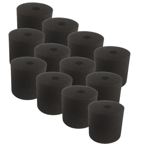 Qzbhct Schaumstoff-Filterpads, kompatibel mit Bio Master 250, 350 oder 600 Kanister, Filter, Aquarium, Bio-Schwamm-Ersatz, 12 Stück von Qzbhct