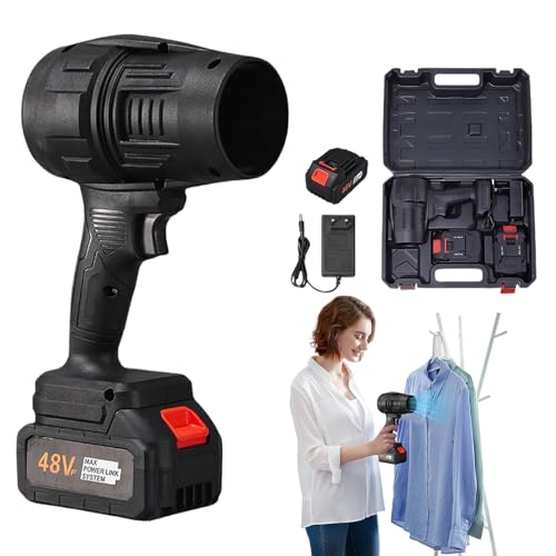 Leaf Blower Cordless, Turbo Duster Tool, Variable Speed Control, Lightweight Portable Blower with Battery and Charger, 1 Set, for Lawn Driveway Patio Garden Camping Car Snow Leaf Blower Cordless, Turbo Duster Tool, Variable Speed Control, Lightweight Portable Blower with Battery and Charger, 1 Set, for Lawn Driveway Patio Garden Camping Car Snow von Qzdtue