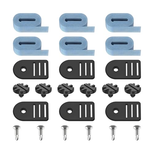 Solar Cover Kit, Reel Fastening Set, Easy-Install Strap System, Weather-Resistant Blanket Fasteners, Sichere Befestigung, Ideal für Pool Patio, Hotel und Home Use von Qzdtue