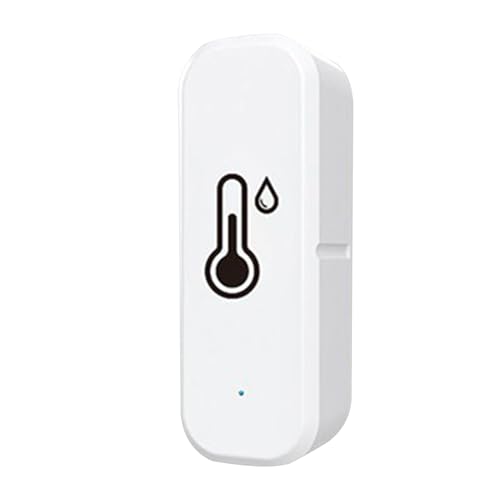 WIFI Temperatur, Feuchtigkeitssensor, Wireless Smart Hygrometer, Weiß, Remote Monitoring Device, High Precision Digital Display, for Home, Greenhouse, Storage, Indoor Use WIFI Temperatur, Feuchtigkeitssensor, Wireless Smart Hygrometer, Weiß, Remote Monitoring Device, High Precision Digital Display, for Home, Greenhouse, Storage, Indoor Use von Qzdtue