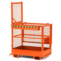 R+R Industrietechnik Arbeitskorb Typ RAK-DUO 1200x800x1950mm RAL2004 Reinorange von R+R INDUSTRIETECHNIK