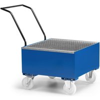 RR Industrietechnik Fahrbare Auffangwanne aus Stahl für 1x 200 Liter Fass mit Gitterrost RAL 5010 enzianblau RR Industrietechnik Fahrbare Auffangwanne aus Stahl für 1x 200 Liter Fass mit Gitterrost RAL 5010 enzianblau von R+R INDUSTRIETECHNIK