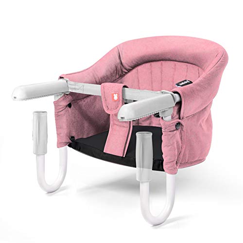 R-CHAIR Baby Hochstuhl Tischsitz Faltbar Babysitz Baby Hochstuhl Sitzerhöhung Für Zu Hause Und Unterwegs Mit Transporttasche,E von R-CHAIR