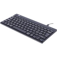 R-GO Tools Compact Break (RGOCONDWDBL) Kabelgebunden Tastatur Niederländisch, QWERTY Schwarz von R-Go Tools