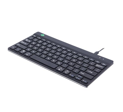 R-Go Tools Compact Break Ergonomic Keyboard QWERTY (IT), Wired, W128444807 (Keyboard QWERTY (IT), Wired, Black) von R-Go Tools