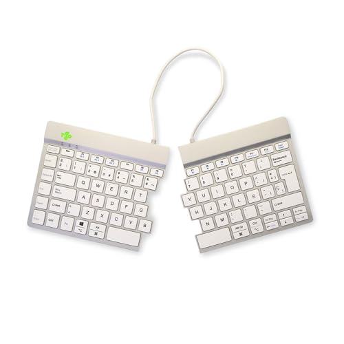 R-Go RGOSBESWLWH Tastatur und Maus, spanisches Weiß, QWERTY - Marke EAN: 8719274492245 von R-Go Tools